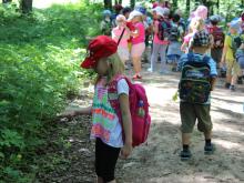 5-latki na ścieżce przyrodniczej  „Rechot”